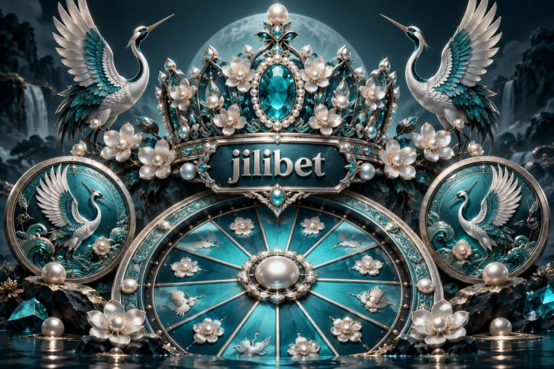 jilibet — orihinal na jackpot casino game concept art sa turquoise and pearl silver